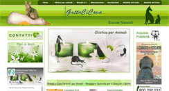 Desktop Screenshot of gattocicova.it
